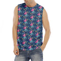 Little Cute Mermaid Pattern Print Men's Fitness Tank Top