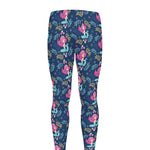 Little Cute Mermaid Pattern Print Men's leggings