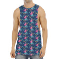 Little Cute Mermaid Pattern Print Men's Muscle Tank Top