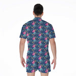 Little Cute Mermaid Pattern Print Men's Rompers