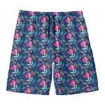 Little Cute Mermaid Pattern Print Men's Swim Trunks