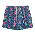 Little Cute Mermaid Pattern Print Mesh Shorts