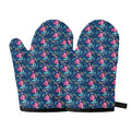 Little Cute Mermaid Pattern Print Oven Mitts