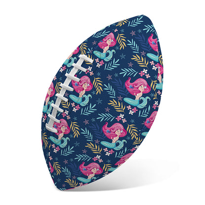 Little Cute Mermaid Pattern Print Rugby Ball