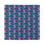 Little Cute Mermaid Pattern Print Silk Bandana