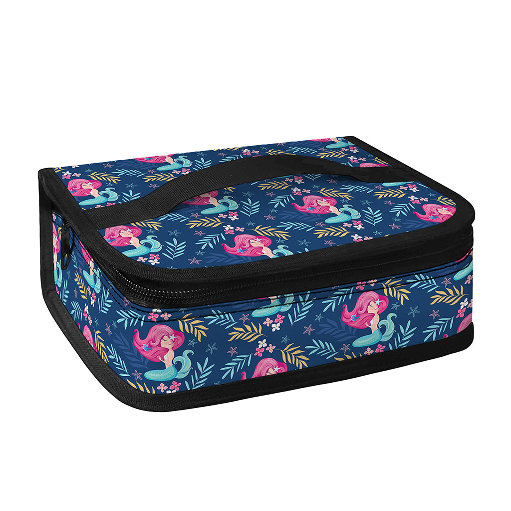 Little Cute Mermaid Pattern Print Small Lunch Bag
