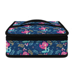 Little Cute Mermaid Pattern Print Small Lunch Bag