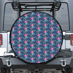 Little Cute Mermaid Pattern Print Tire Cover