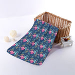 Little Cute Mermaid Pattern Print Towel