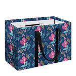 Little Cute Mermaid Pattern Print Utility Tote Bag