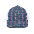 Little Cute Mermaid Pattern Print White Mesh Trucker Hat