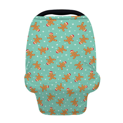 Little Gingerbread Man Pattern Print Baby Seat Cover