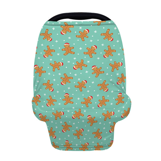 Little Gingerbread Man Pattern Print Baby Seat Cover