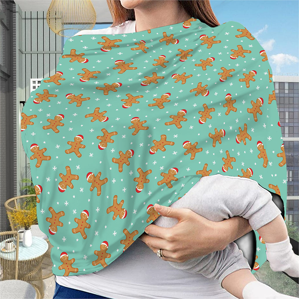 Little Gingerbread Man Pattern Print Baby Seat Cover