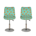 Little Gingerbread Man Pattern Print Bar Stool Covers