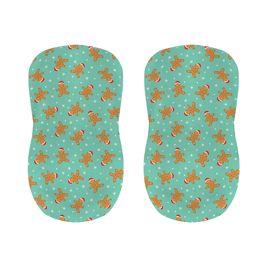 Little Gingerbread Man Pattern Print Bar Stool Covers