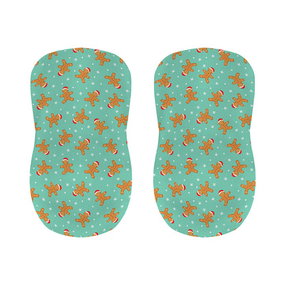 Little Gingerbread Man Pattern Print Bar Stool Covers