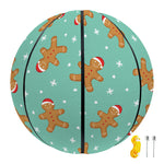 Little Gingerbread Man Pattern Print Basketball