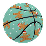 Little Gingerbread Man Pattern Print Basketball