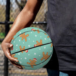 Little Gingerbread Man Pattern Print Basketball
