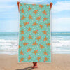 Little Gingerbread Man Pattern Print Beach Towel