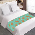Little Gingerbread Man Pattern Print Bed Runner