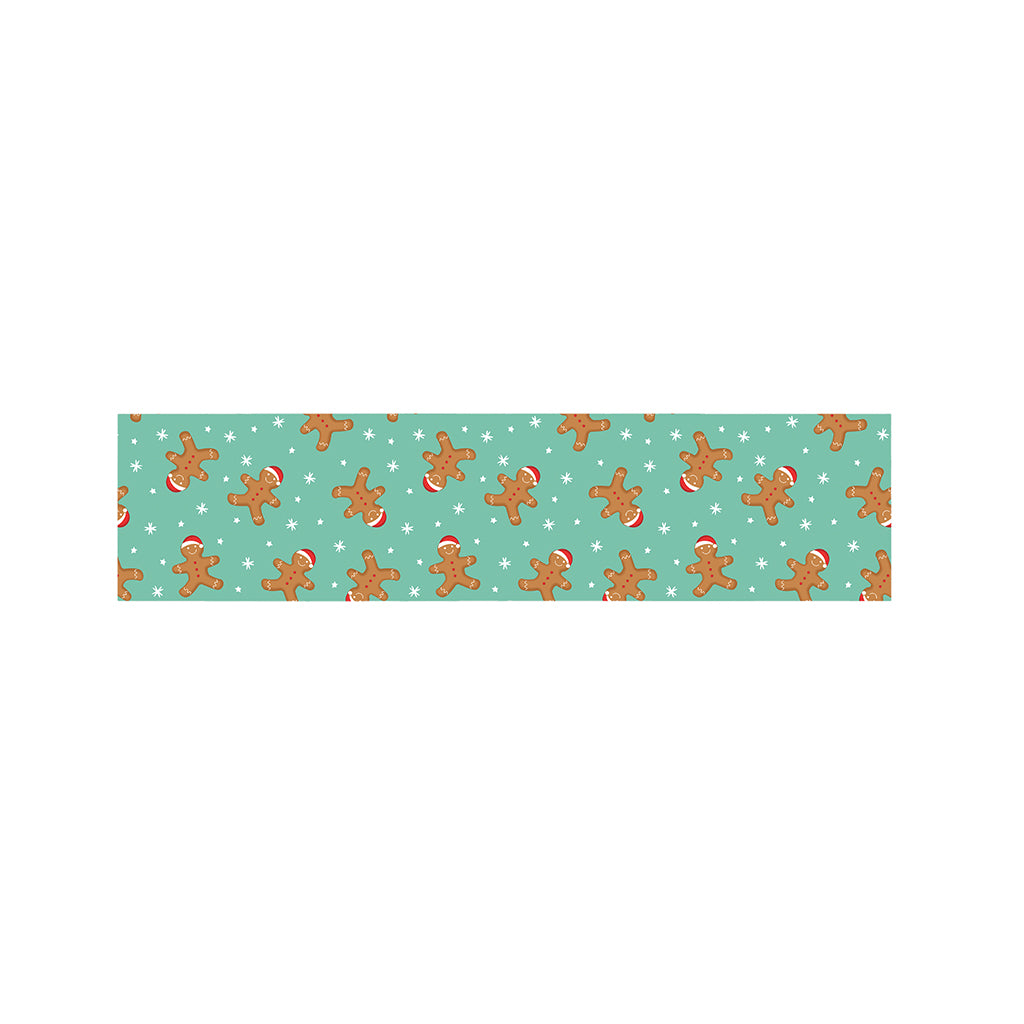 Little Gingerbread Man Pattern Print Bed Runner