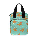 Little Gingerbread Man Pattern Print Bible Tote Bag