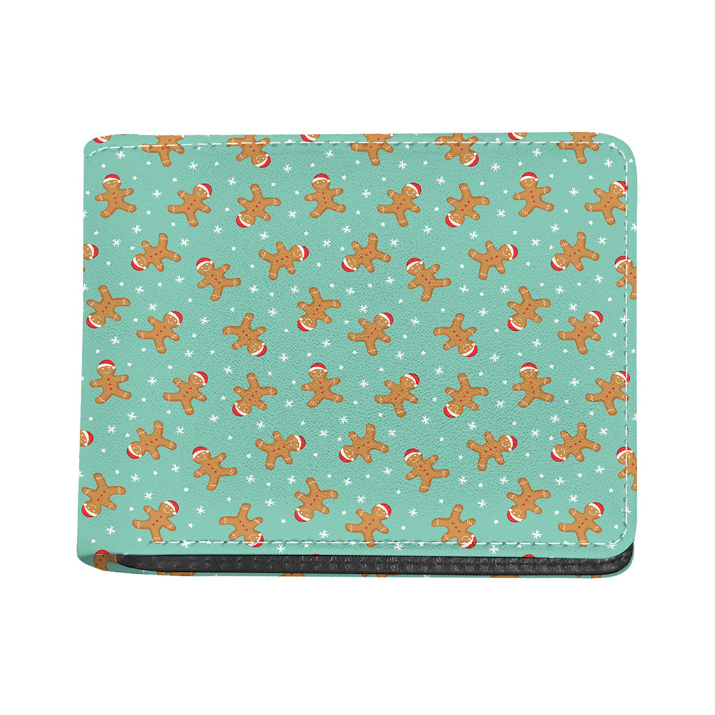 Little Gingerbread Man Pattern Print Bifold Wallet