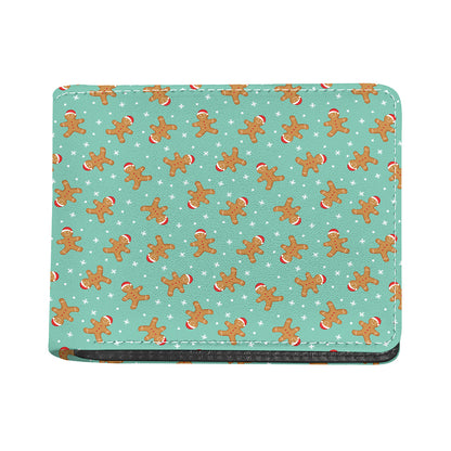 Little Gingerbread Man Pattern Print Bifold Wallet