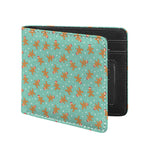Little Gingerbread Man Pattern Print Bifold Wallet