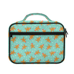 Little Gingerbread Man Pattern Print Briefcase Bible Bag