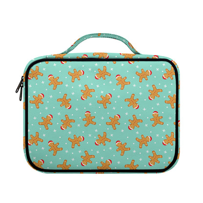 Little Gingerbread Man Pattern Print Briefcase Bible Bag