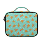 Little Gingerbread Man Pattern Print Briefcase Bible Bag