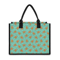 Little Gingerbread Man Pattern Print Canvas Tote Bag