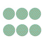 Little Gingerbread Man Pattern Print Coaster Set