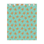 Little Gingerbread Man Pattern Print Curtain