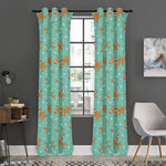 Little Gingerbread Man Pattern Print Curtain