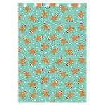Little Gingerbread Man Pattern Print Curtain