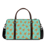 Little Gingerbread Man Pattern Print Duffle Bag