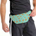 Little Gingerbread Man Pattern Print Fanny Pack