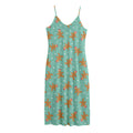 Little Gingerbread Man Pattern Print Jersey Midi Cami Dress