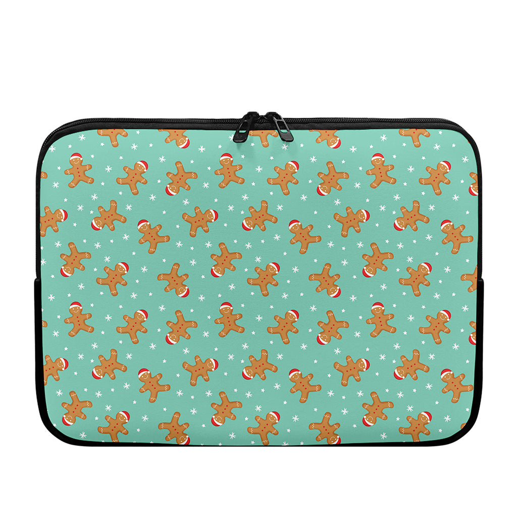 Little Gingerbread Man Pattern Print Laptop Sleeve