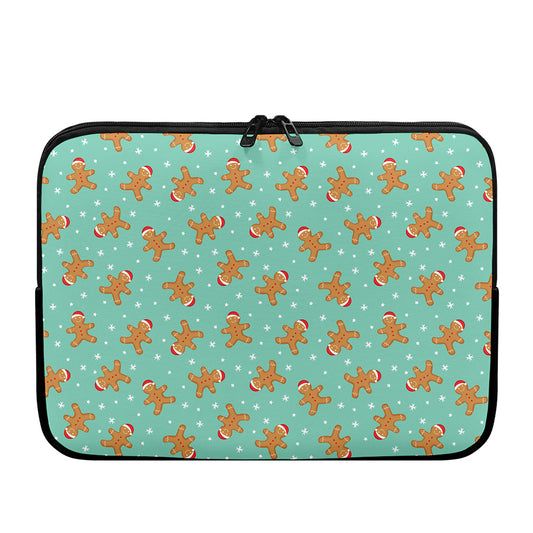Little Gingerbread Man Pattern Print Laptop Sleeve