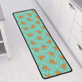 Little Gingerbread Man Pattern Print Long Kitchen Mat