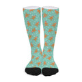 Little Gingerbread Man Pattern Print Long Socks