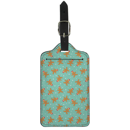 Little Gingerbread Man Pattern Print Luggage Tag