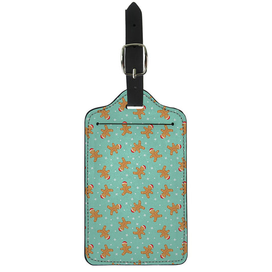 Little Gingerbread Man Pattern Print Luggage Tag