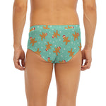 Little Gingerbread Man Pattern Print Men's Briefs
