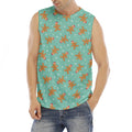 Little Gingerbread Man Pattern Print Men's Fitness Tank Top
